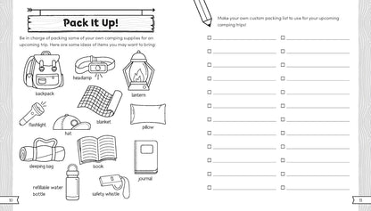 Let's Go Camping! A Journal and Logbook for Kids